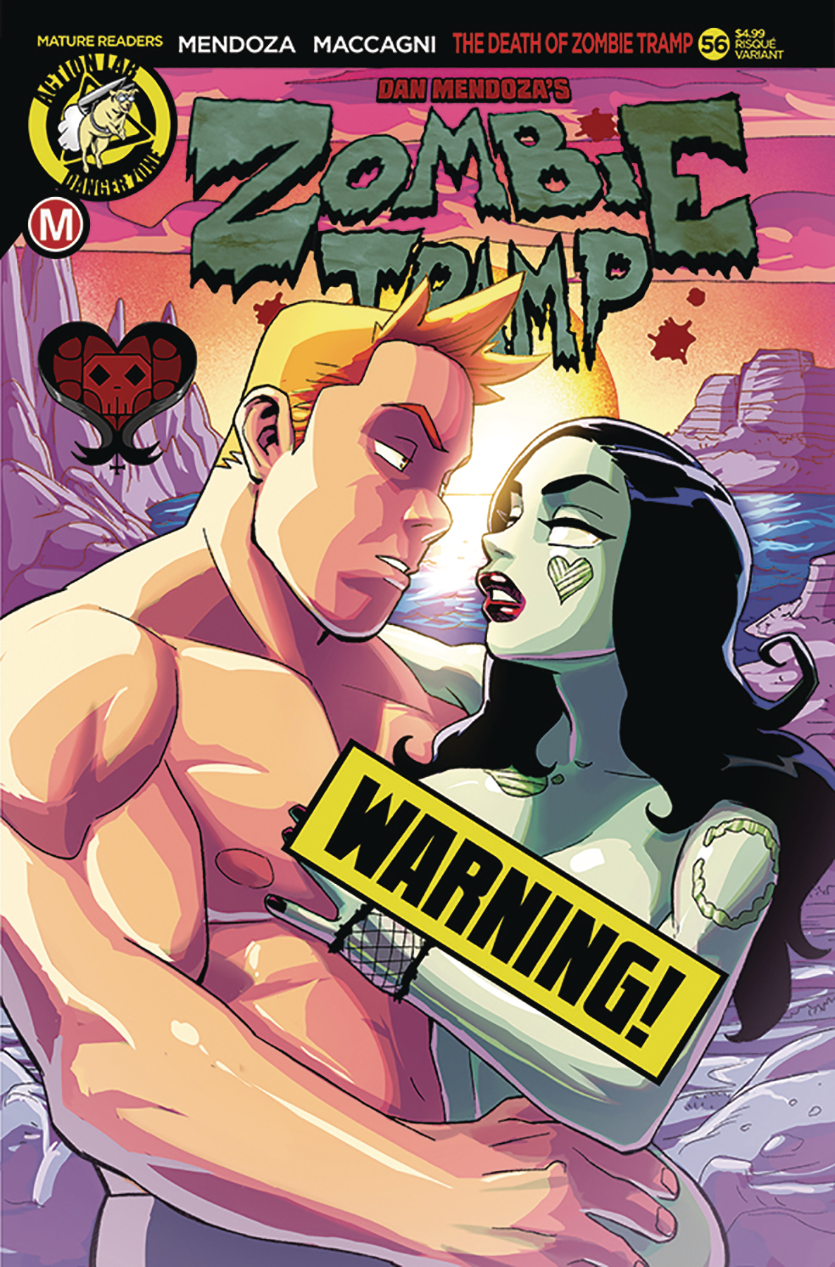 ZOMBIE TRAMP ONGOING #56 CVR B WINSTON YOUNG RISQUE (MR)