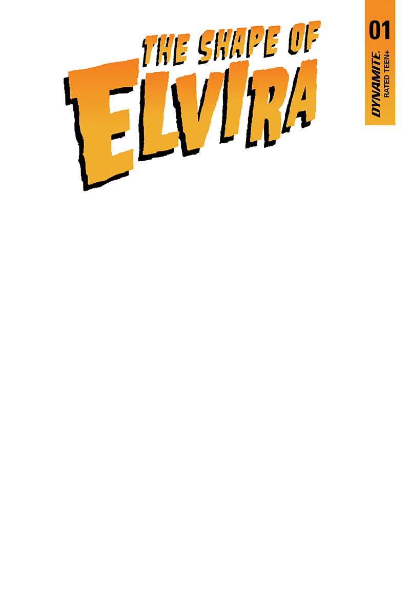 ELVIRA SHAPE OF ELVIRA #1 BLANK AUTHENTIX ED