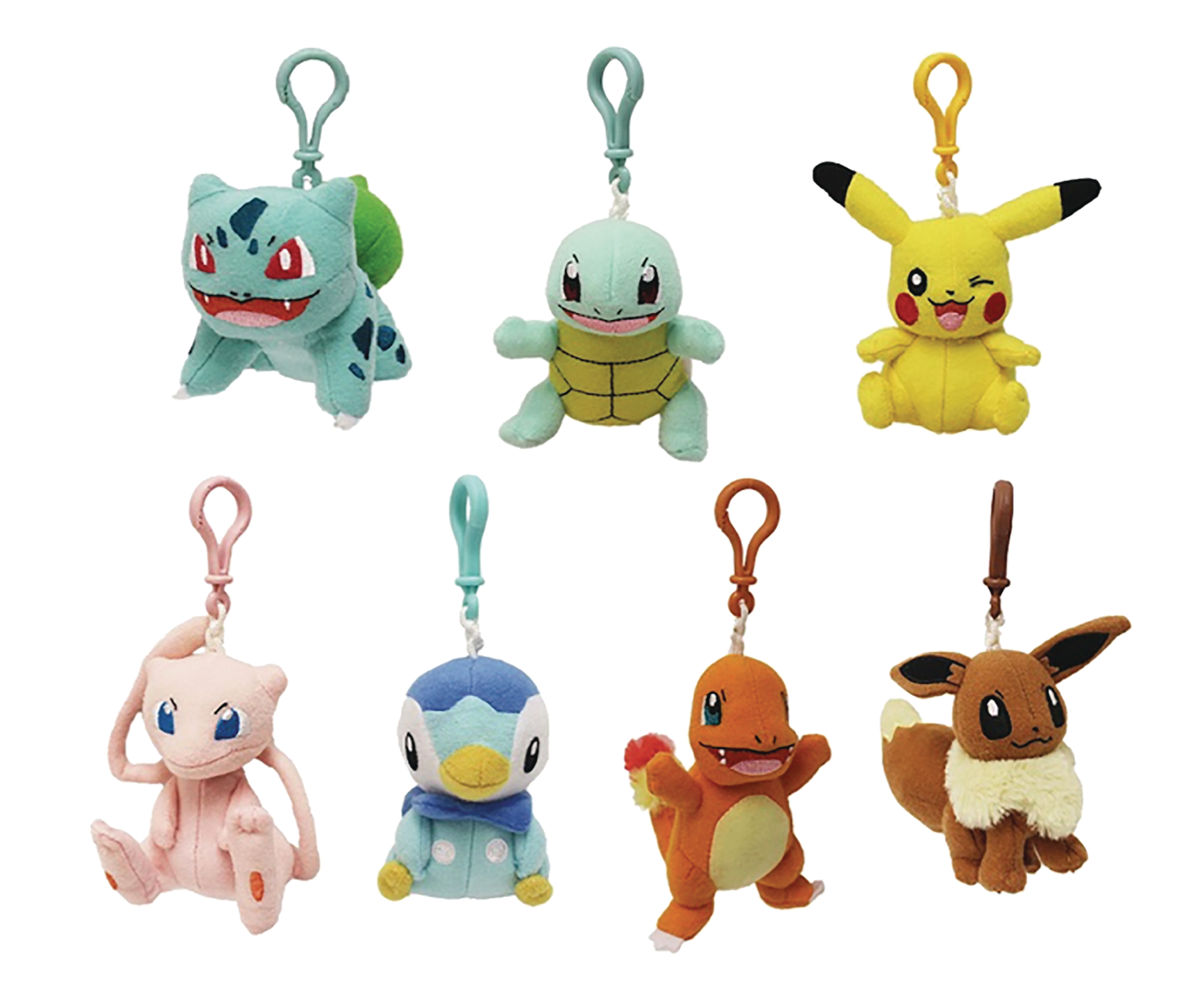 POKEMON PLUSH CLIPS ASST