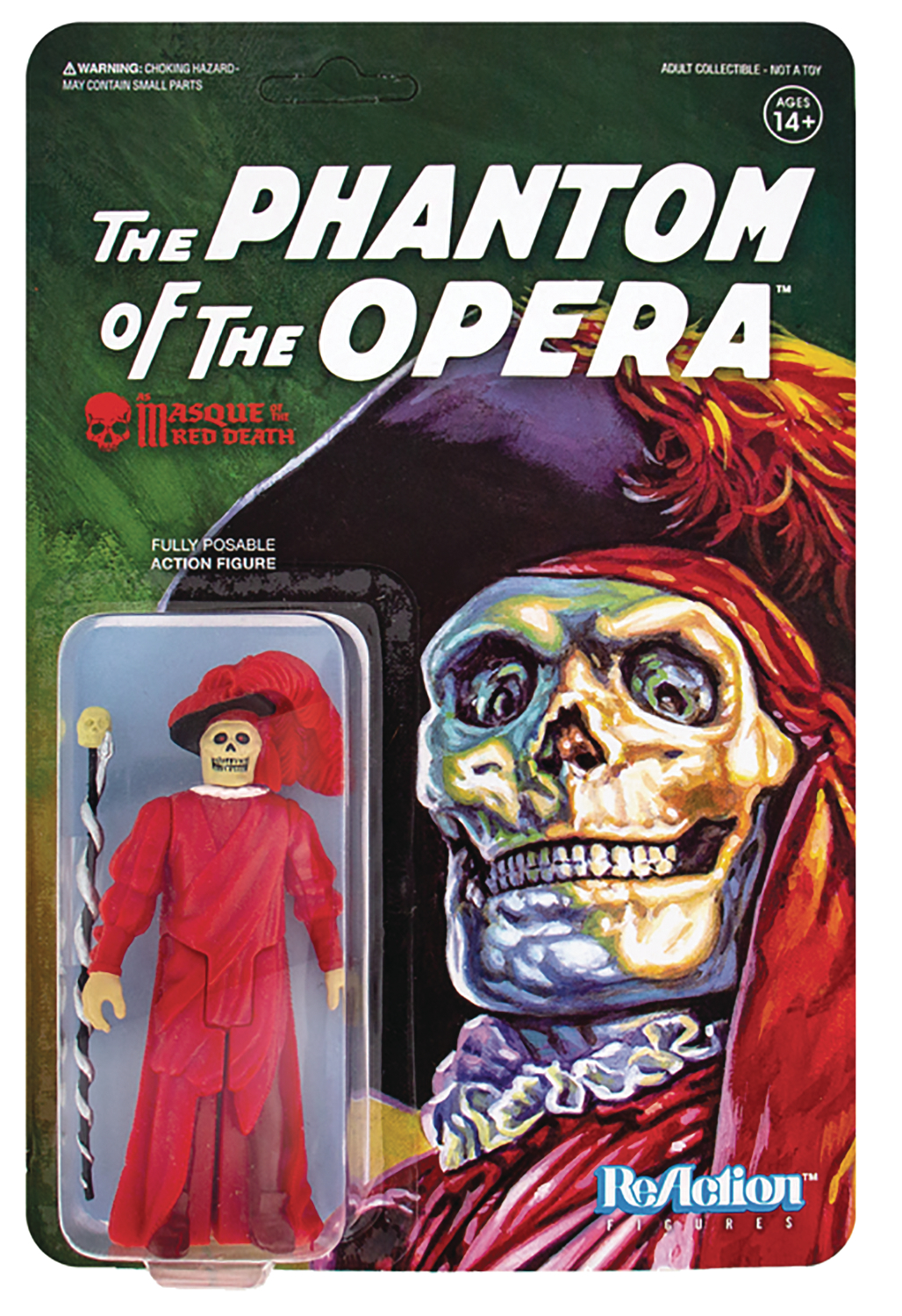 UNIVERSAL MONSTERS MASQUE OF THE RED DEATH REACTION FIG (NET