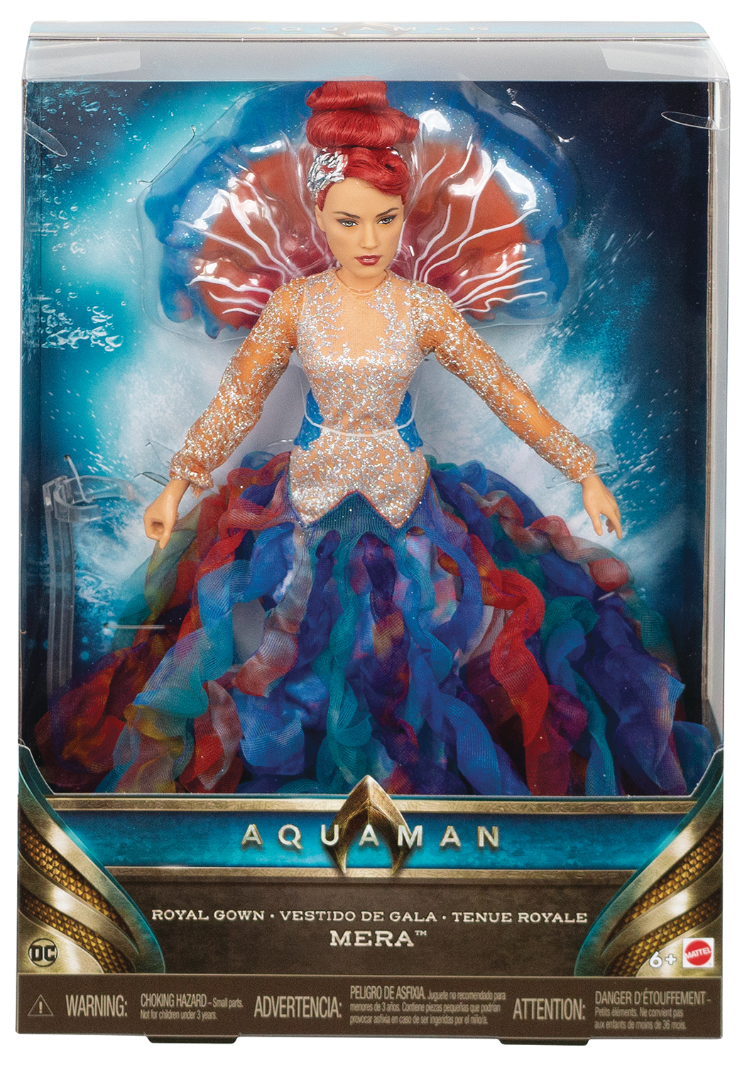 Aquaman Royal Gown Mera Doll Toy 11.5 DC Super Hero 