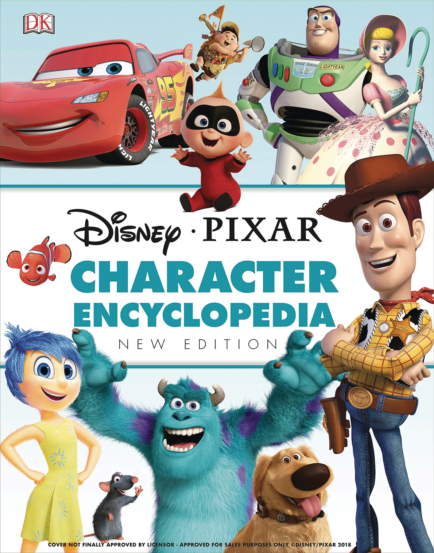 DISNEY PIXAR CHARACTER ENCYCLOPEDIA NEW ED HC