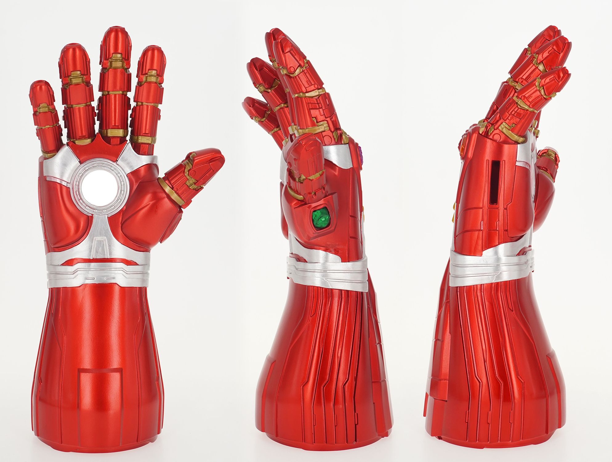 ENDGAME IRON MAN NANO GAUNTLET PVC FIGURAL COIN BANK