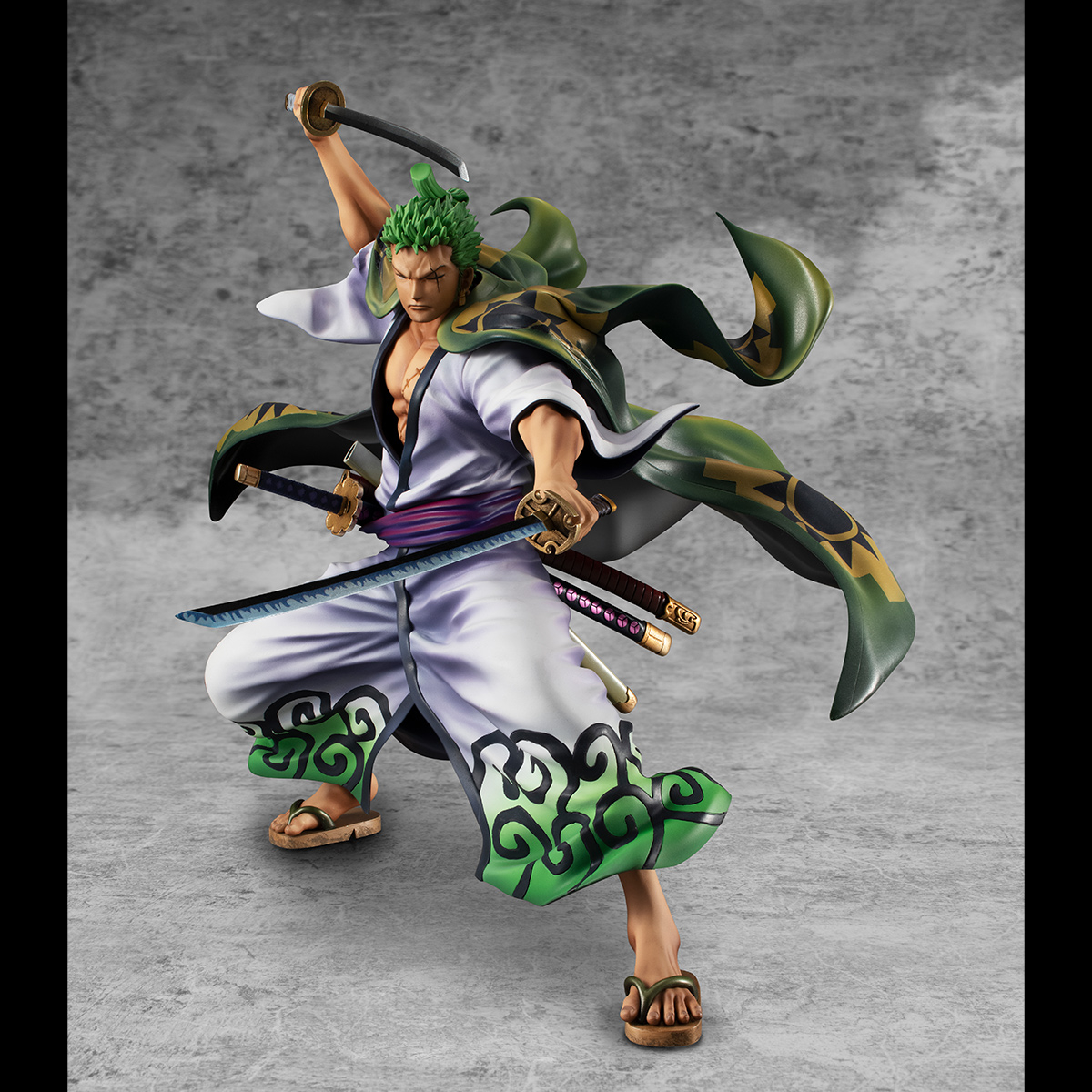 Feb9238 One Piece Portrait Pirates Warriors All Zoro Juro Pvc Fig C Previews World