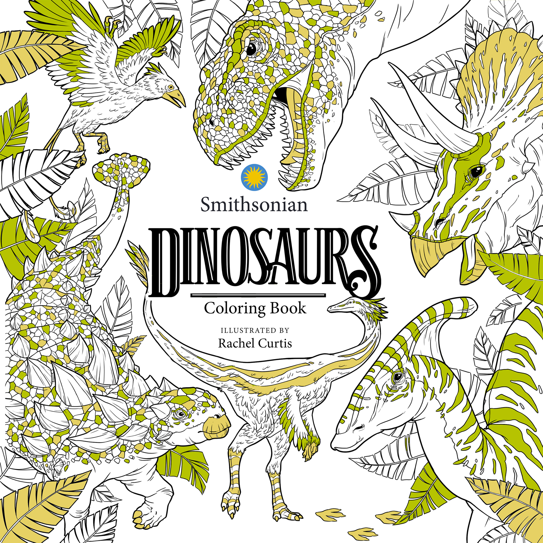 DINOSAURS SMITHSONIAN COLORING BOOK