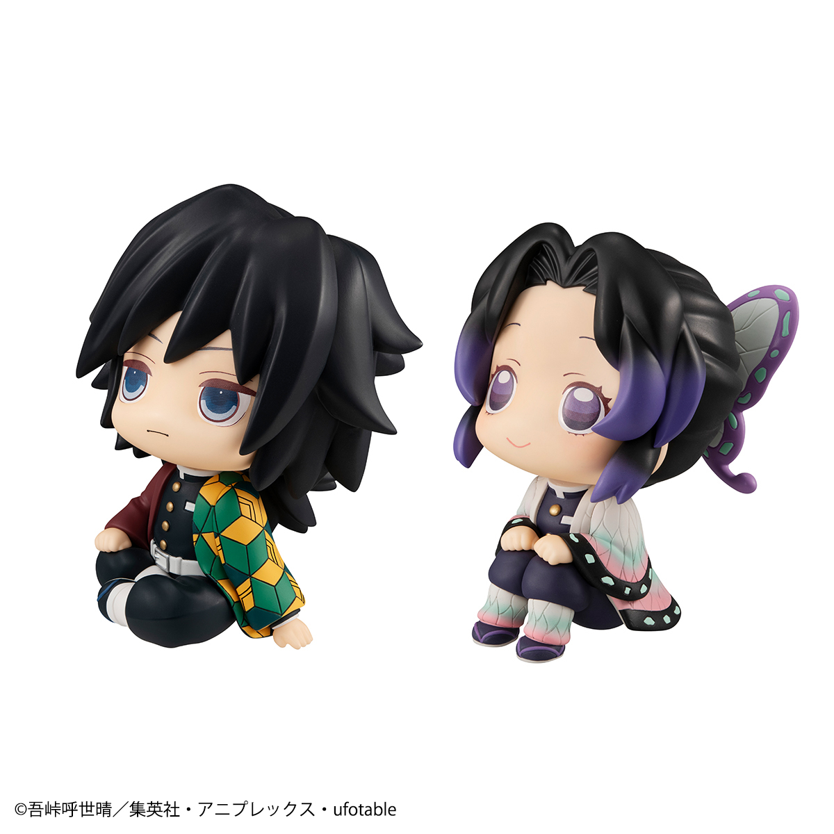 SEP208206 - DEMON SLAYER LOOK UP SERIES GIYU & SHINOBU 2PC FIG SET 