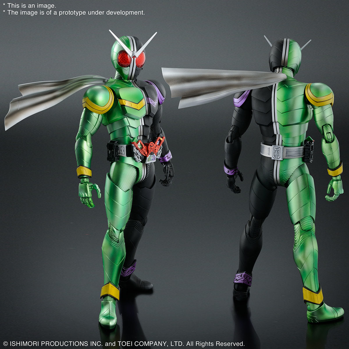 DEC208179 - KAMEN RIDER W DOUBLE CYCLONE JOKER FIG-RISE