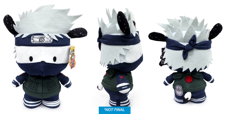 Naruto x Hello Kitty Kakashi 13 Plush