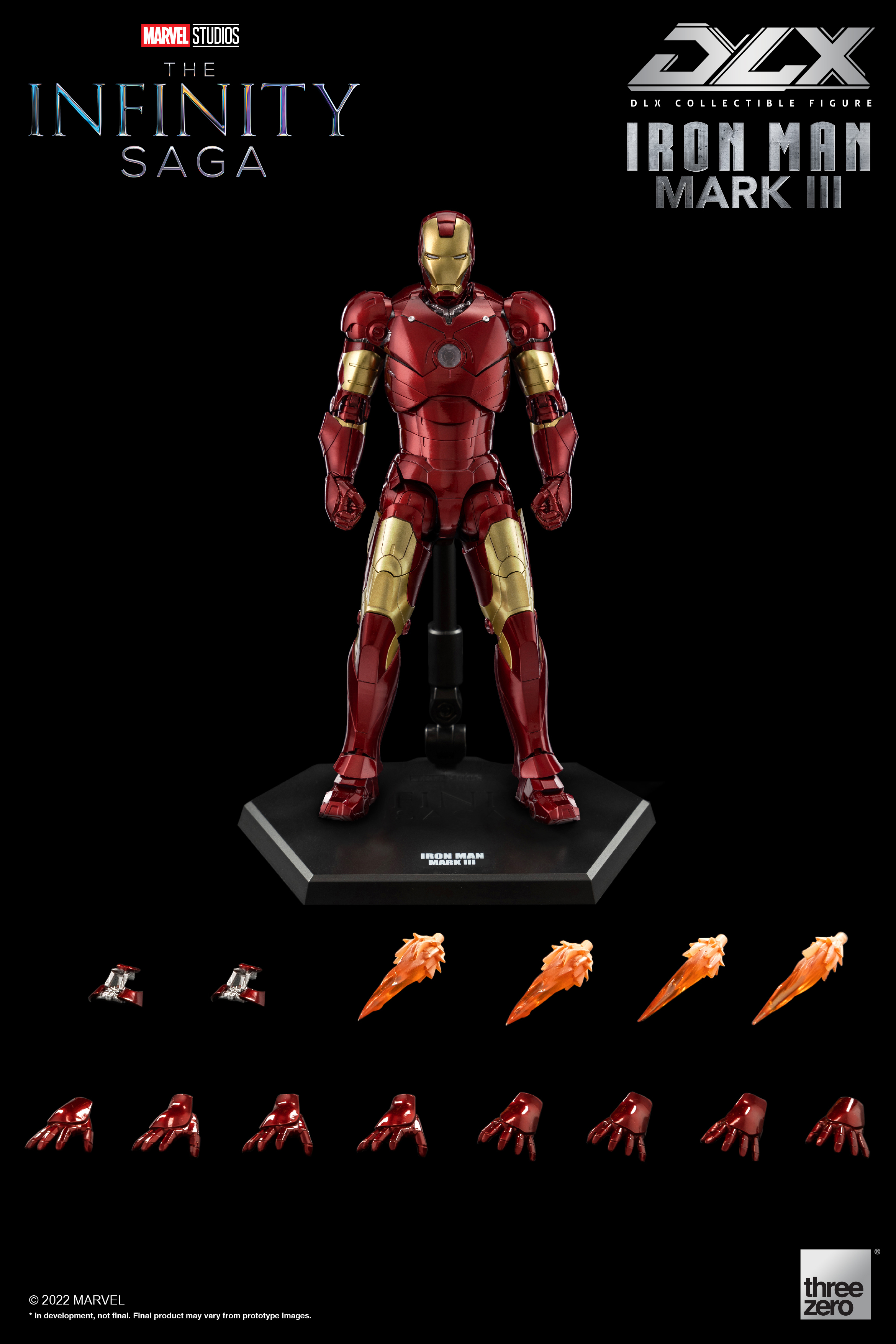APR228008 - MARVEL INFINITY SAGA IRON MAN MARK 3 DLX 1/12