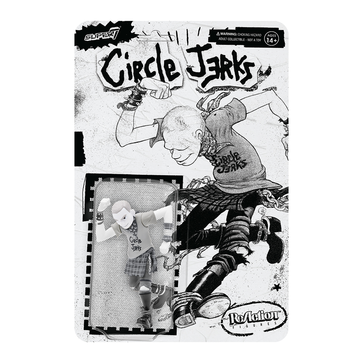 APR228779 - CIRCLE JERK SKANK MAN GRAYSCALE REACTION FIG - Previews World