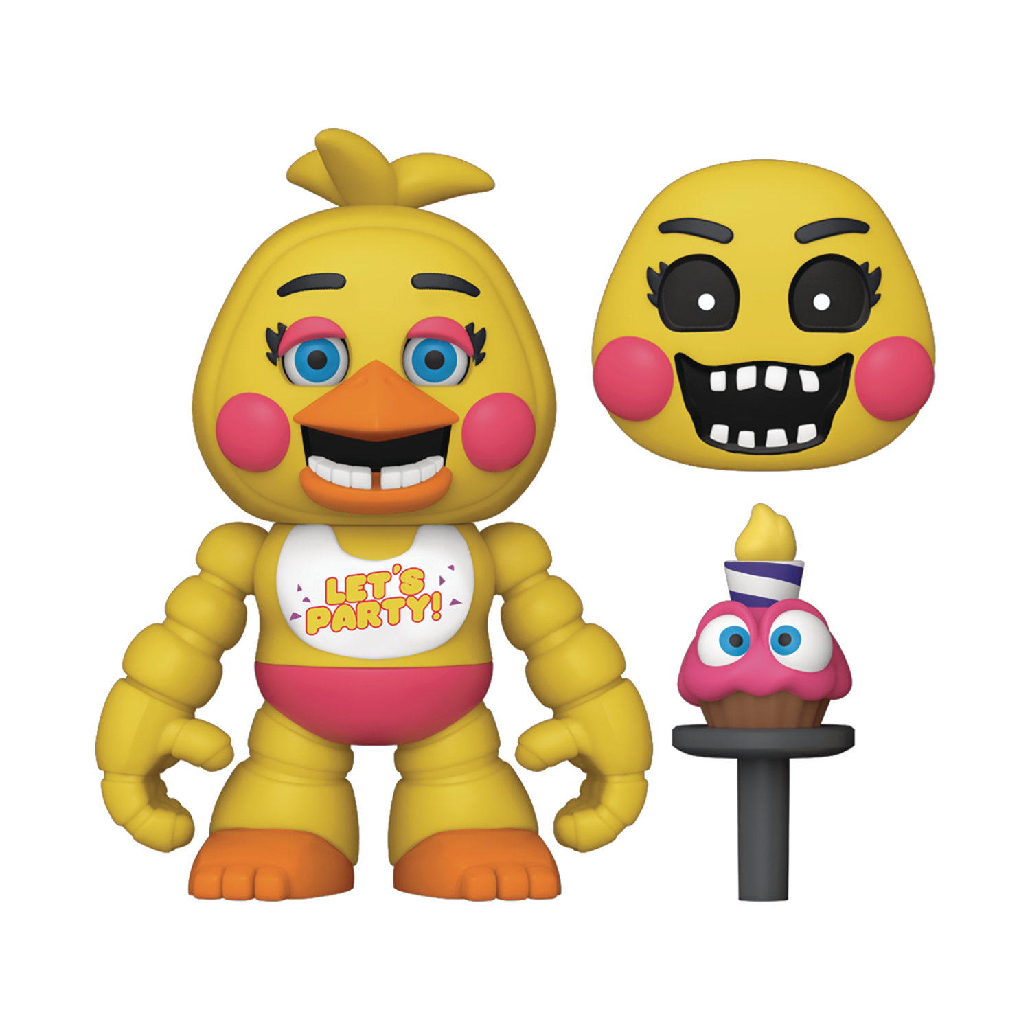 SEP168625 - FIVE NIGHTS AT FREDDYS NIGHTMARE CHICA 5IN ACTION FIGURE -  Previews World