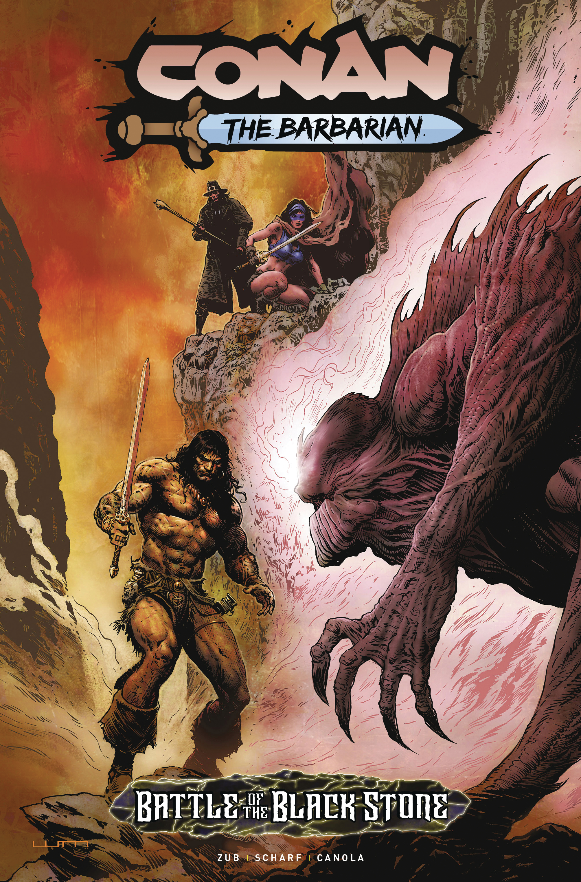 OCT240352 - CONAN BARBARIAN BATTLE BLACK STONE CVR A #1-4