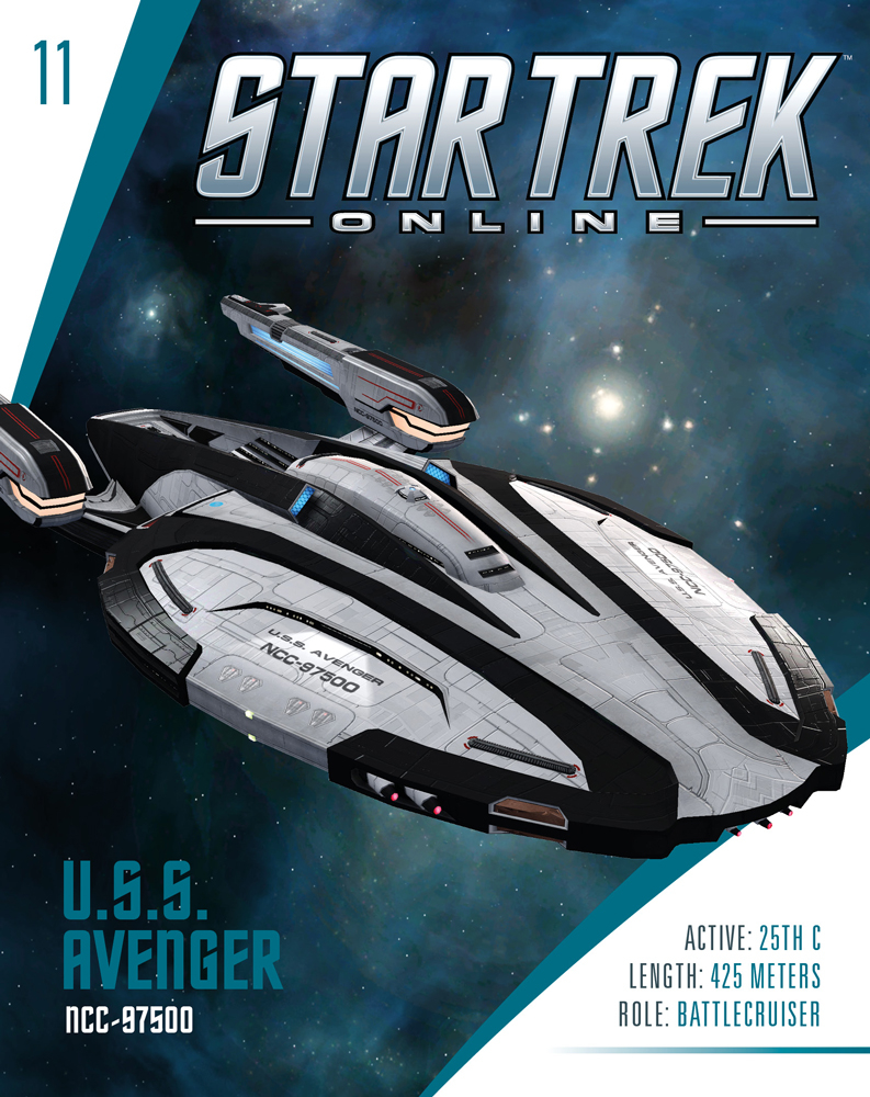 STAR TREK Online Starship Collection #11 Avenger-class Federation Battlecruiser 