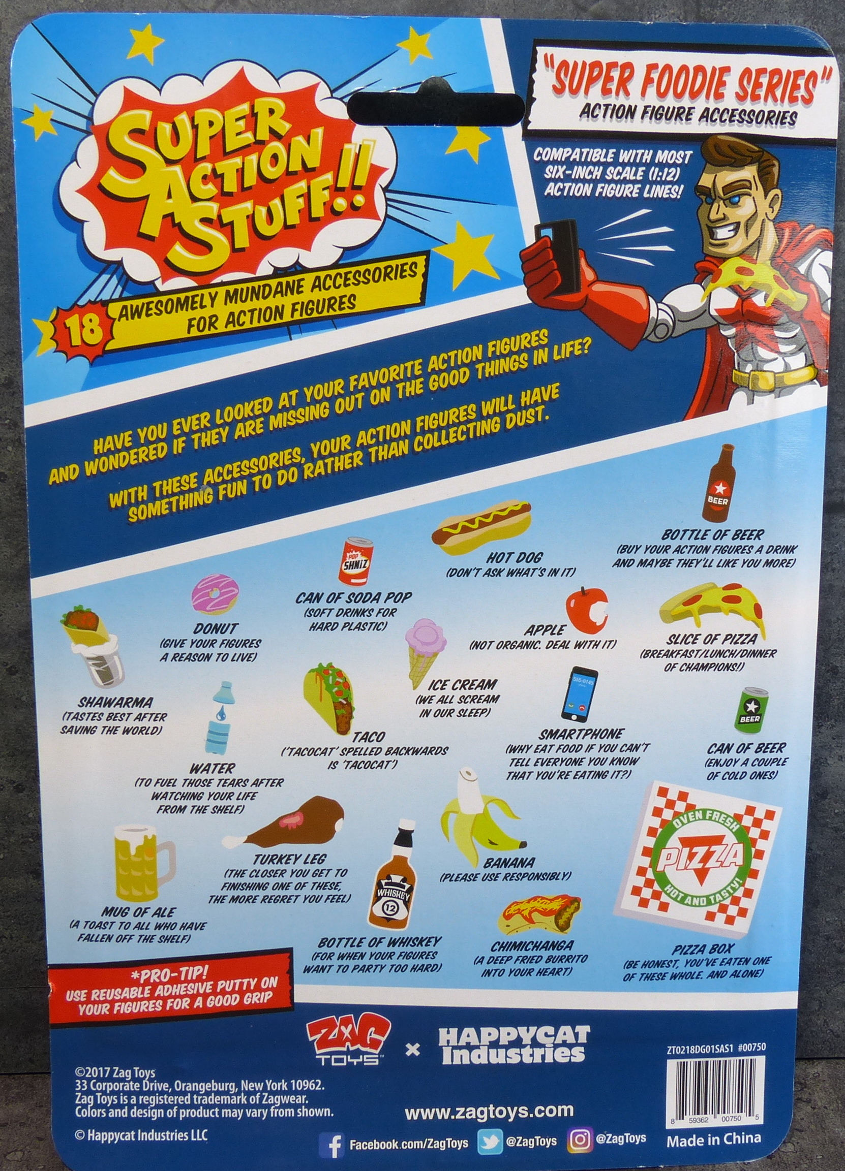 Happycat Super Action Stuff - Super Foodie Accessory Set