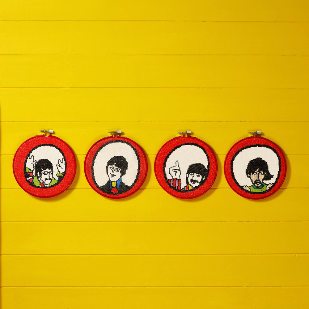 Beatles Cross-Stitch Hoops Vol 4: The Band Portholes - Atomic Empire