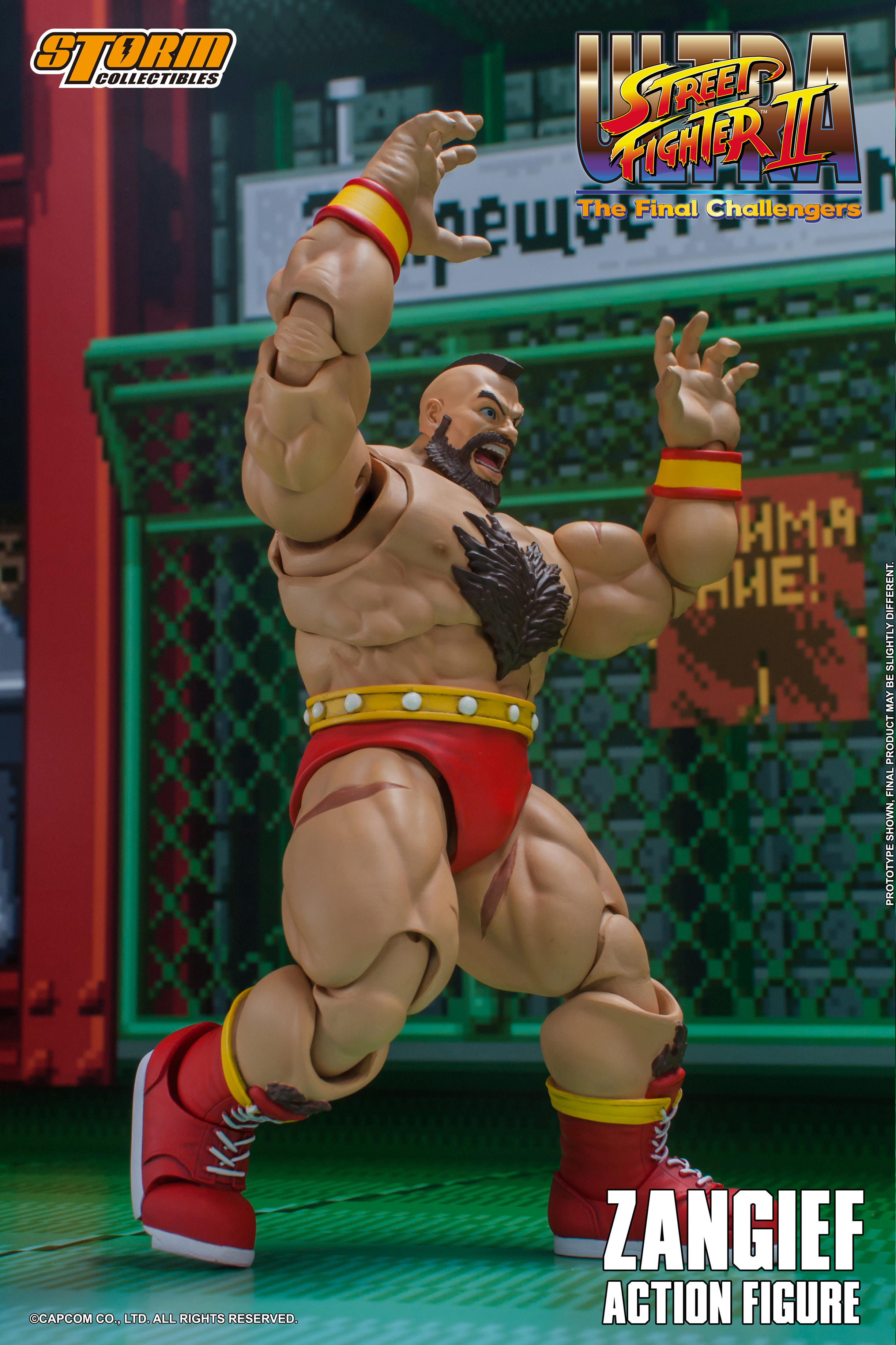 Street Fighter II - Zangief - STREET FIGHTER II Trading Figure Makegao  Collection Vol.1 (Embrace Japan)