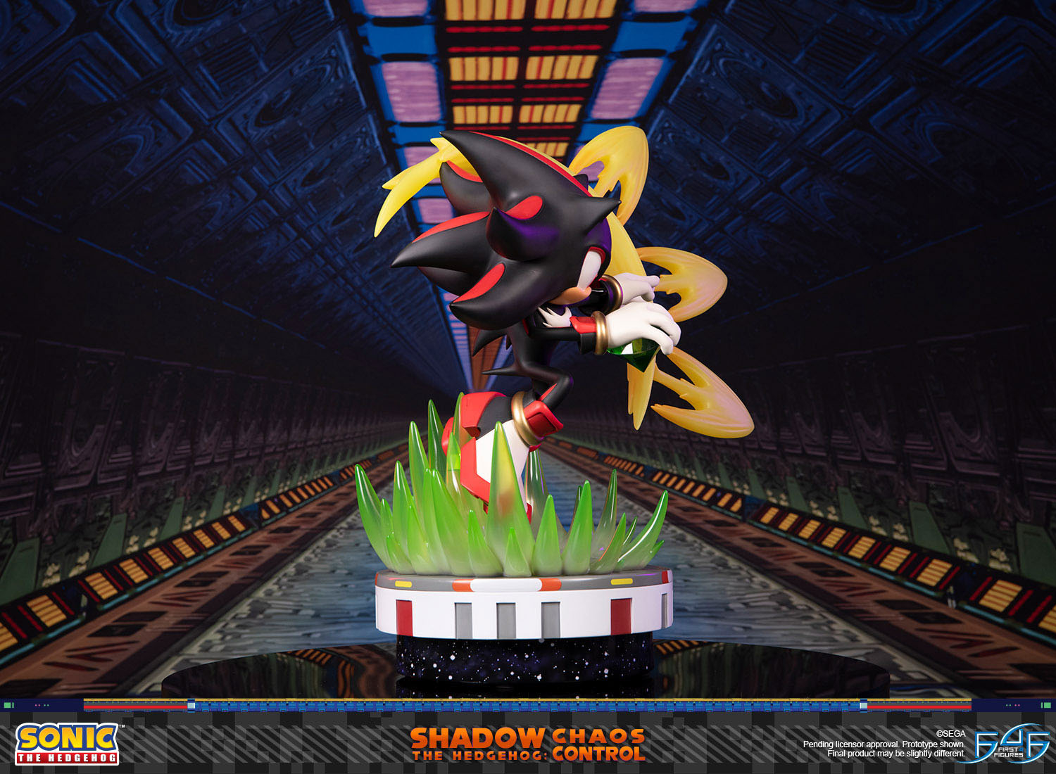 Sonic The Hedgehog Super Shadow Statue