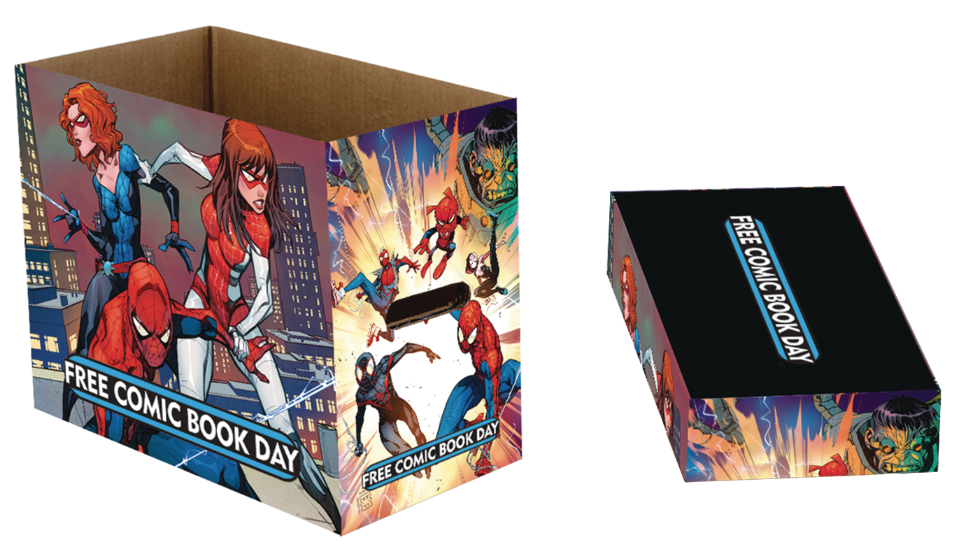 Marvel Comics Secret Wars Short Comic Book Storage Box Five-Pack