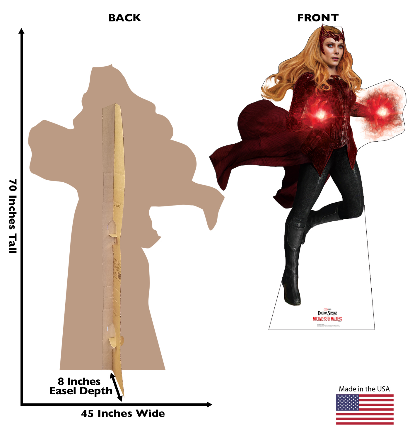 JAN228078 - DR STRANGE MULTIVERSE OF MADNESS SCARLET WITCH STANDEE ...