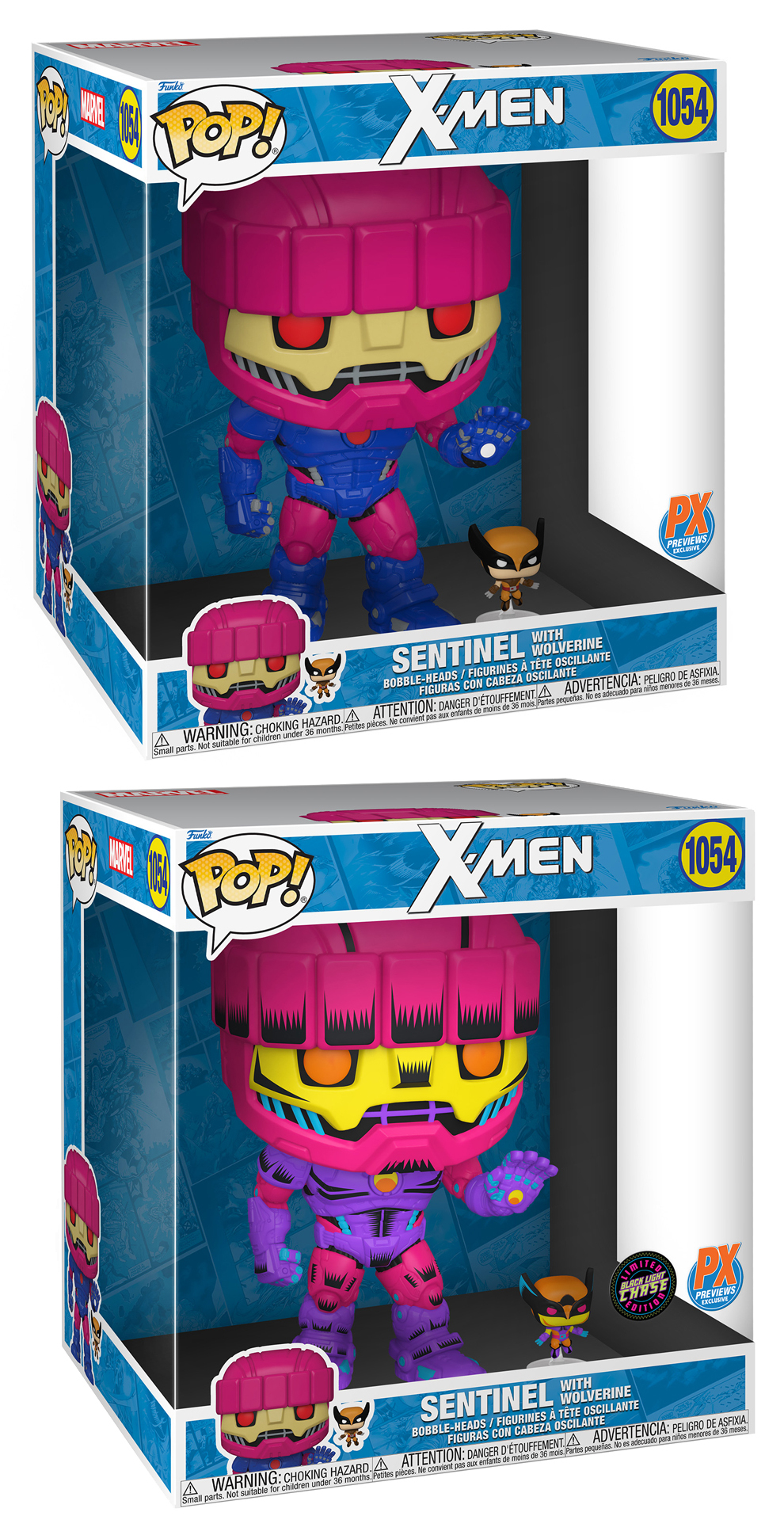 Sentinel with Wolverine (Marvel) X-Men 10 PX Exclusive Jumbo Funko Po –  Collector's Outpost