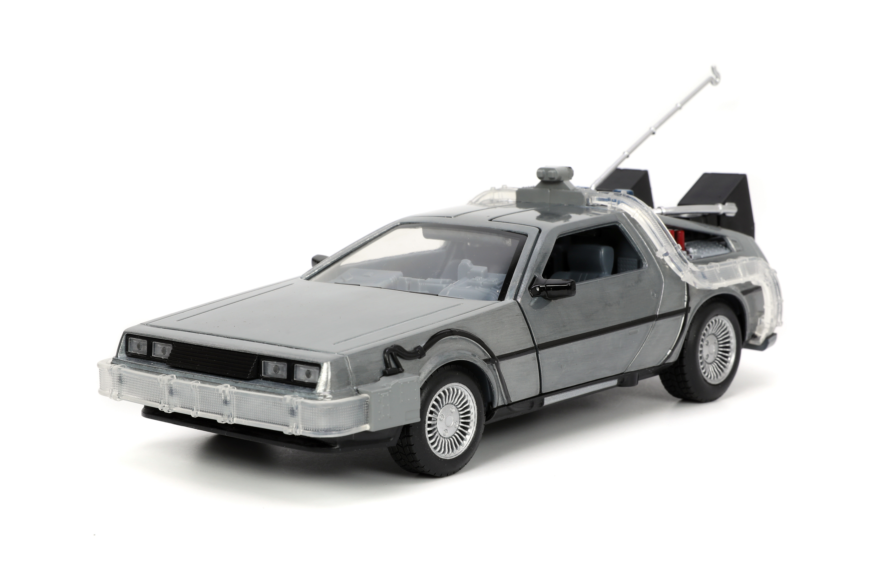 BTTF PART I TIME MACHINE W/LIGHT 1/24 DIE-CAST VEHICLE