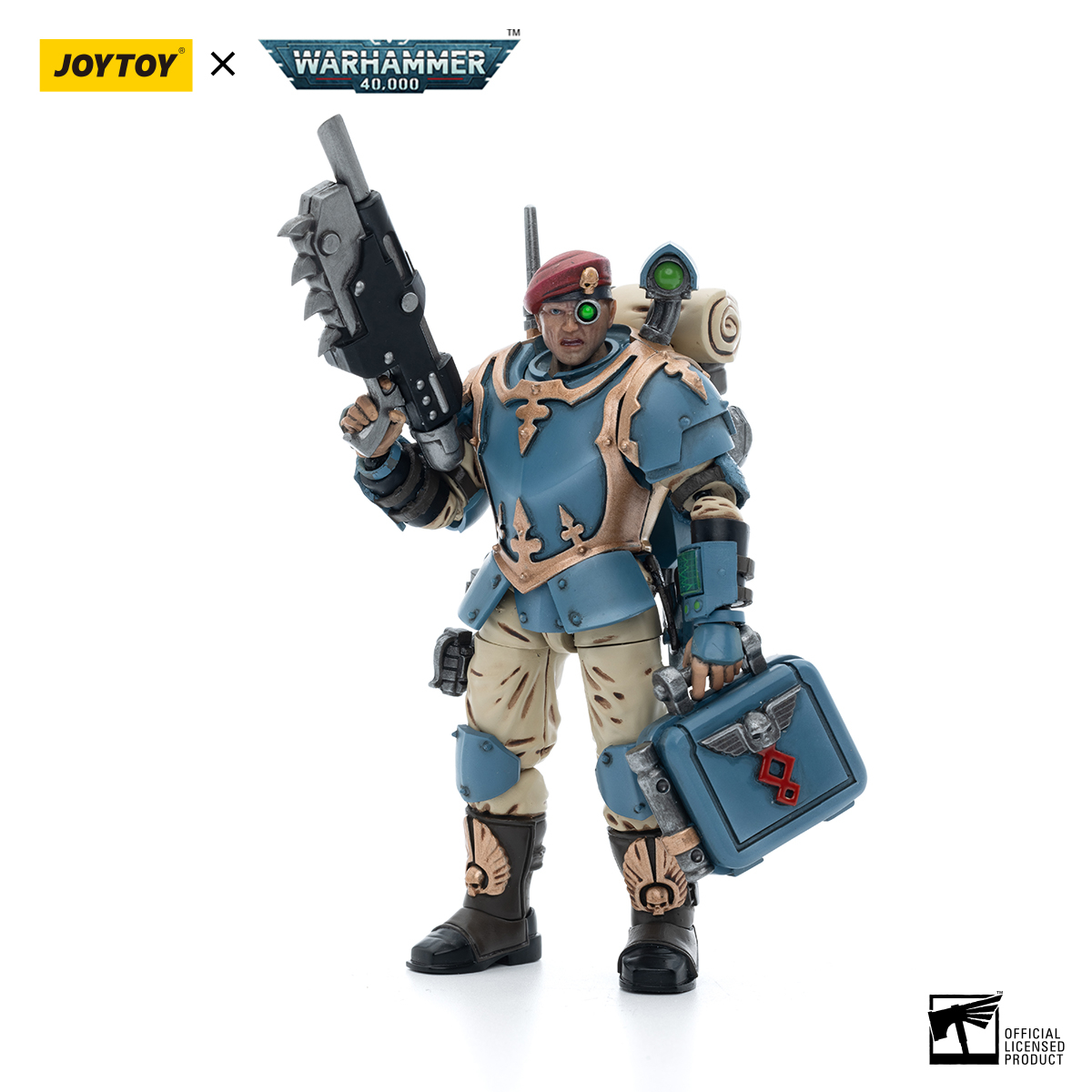 MAR238016 - JOYTOY WH 40K ASTRA MILITARUM TEMPESTUS PLASMA GUNN 1/18 AF -  Previews World