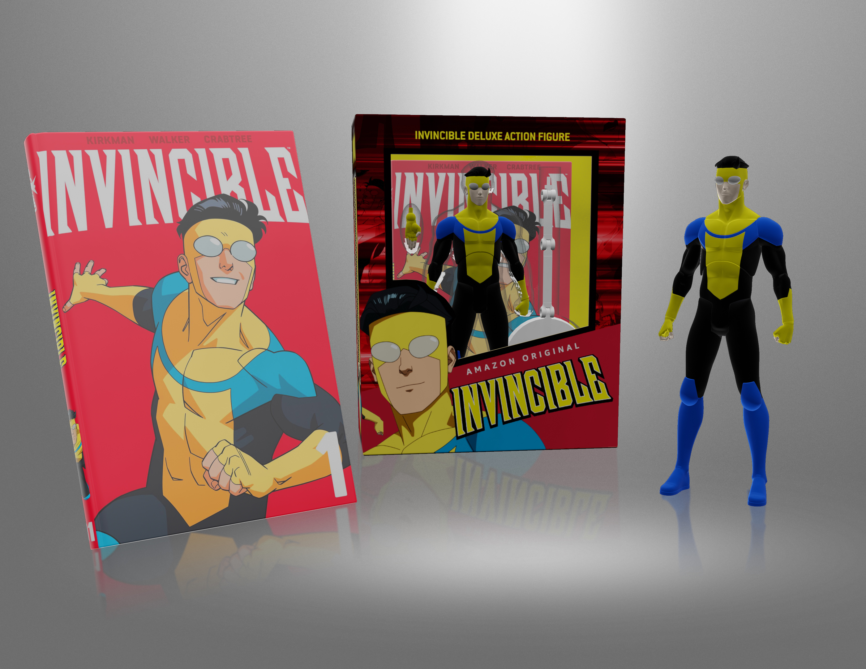 see newer video*** Every  Original Invincible Diamond Select Action  Figure Series 1-3 