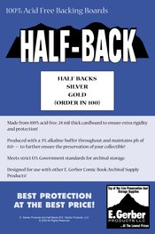 HALF BACKS SILVER GOLD (ORDER IN 100) (Net)