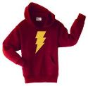 SHAZAM SYMBOL HOODIE MED