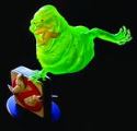 GHOSTBUSTERS SLIMER FIGURINE W/ DVD