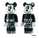 MICKEY MOUSE & MINNIE MOUSE BEARBRICK 2-PK