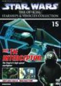 STAR WARS VEHICLES COLL MAG #15 TIE INTERCEPTOR