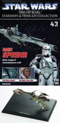 STAR WARS VEHICLES COLL MAG #43 BARC SPEEDER