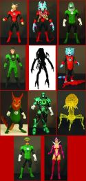 DC GREEN LANTERN WAVE 2 STEL AF SET