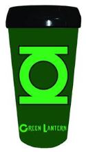 GREEN LANTERN LOGO 16OZ TRAVEL MUG W/LID