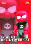 DEVIL TOYER CAT 16IN QEE VINYL FIG