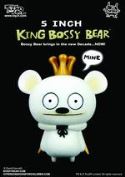KING BOSSY BEAR 5IN VINYL FIG WHITE FLOCKED VER