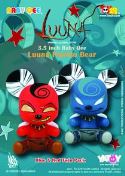 LUUNA 3.5IN BABY QEE 2PK RED & BLUE VER
