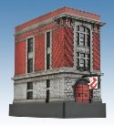 GHOSTBUSTERS LIGHT-UP FIREHOUSE STATUE
