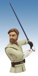 STAR WARS CLONE WARS OBI-WAN BUST BANK