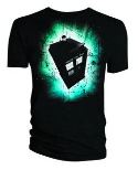 DOCTOR WHO GREEN & BLUE ART TARDIS T/S MED