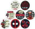 DEADPOOL 144PC BUTTON ASST