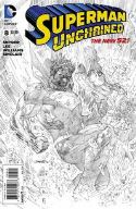 SUPERMAN UNCHAINED #8 BLACK & WHITE VAR ED