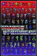 TRANSFORMERS CAST 24X36 WALL POSTER