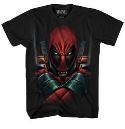 DEADPOOL DEAD CLOSE BLK T/S LG