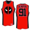 DEADPOOL WADE BASKETBALL JERSEY XL