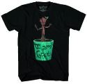 GOTG LIL GROOT PX BLK T/S XXL