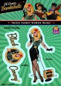DC BOMBSHELLS BLACK CANARY PX VINYL DECAL