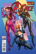 A-FORCE #1 CAMPBELL MARVEL 92 VAR