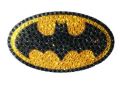 DC HEROES CRYSTAL BATMAN LOGO MEDIUM DECAL